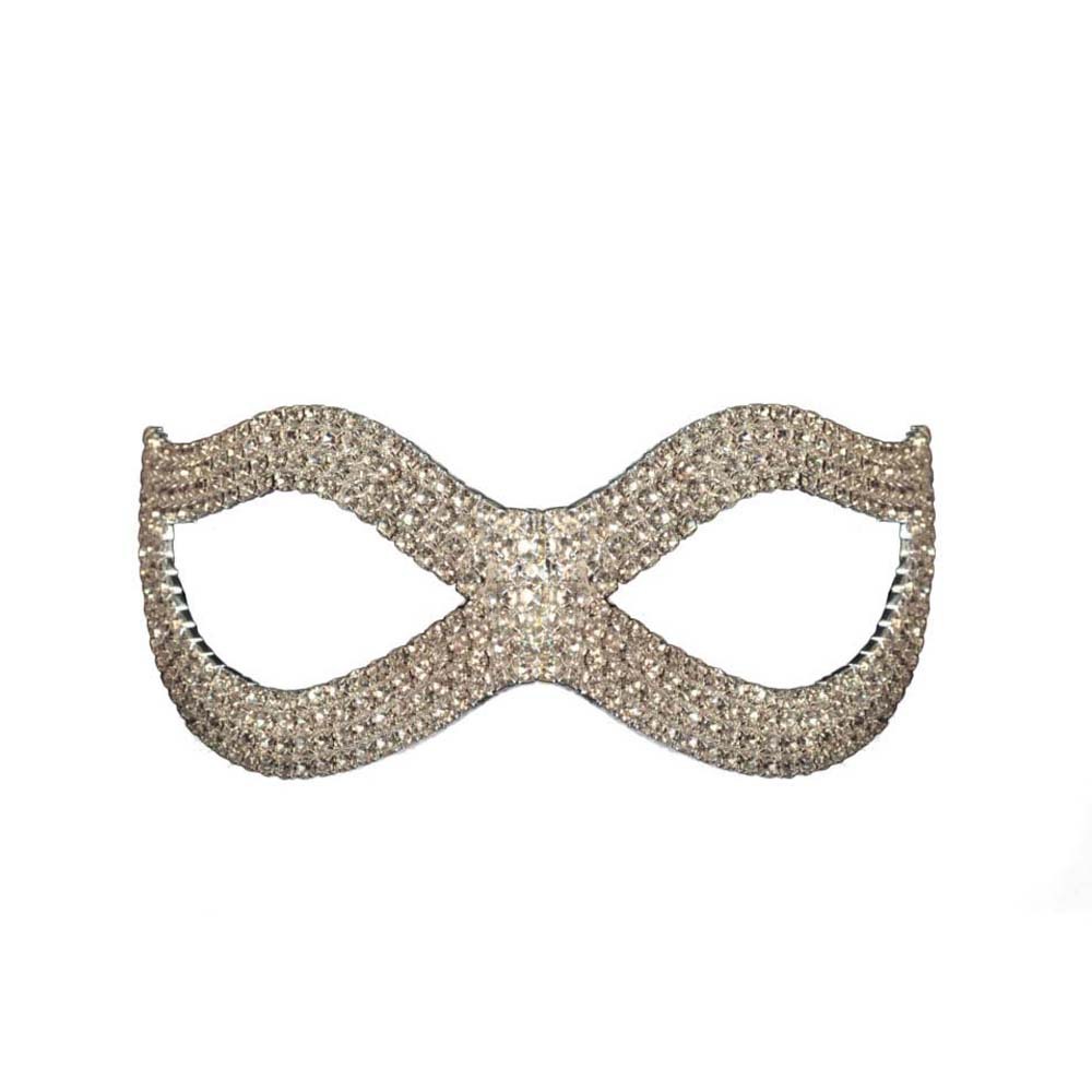 Halloween Costume Accessory Crystal Rhinestone Masquerade Mask